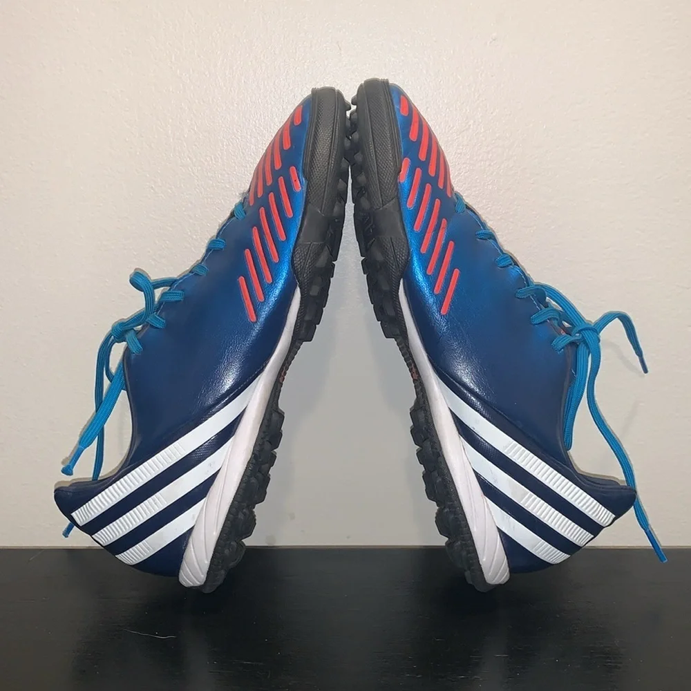Adidas Predator Absolado Soccer Cleats Metalic Blue V22087 Men's US‎ Size 7.5